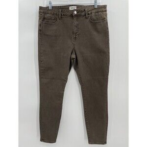PISTOLA Jennifer High Rise Brown Gray Skinny Jeans Pants Size 33